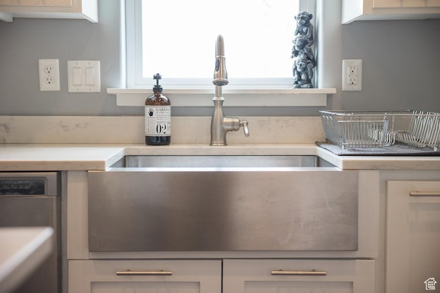 1428 N 4075 W, Vernal, UT 84078 - interior details featuring light countertops, white cabinets, and a sink
