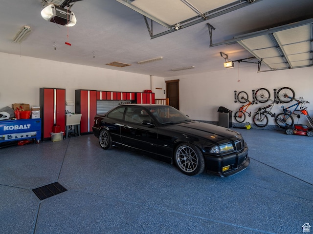 3540 N Elkview Dr, Eden, UT 84310 - garage with a garage door opener