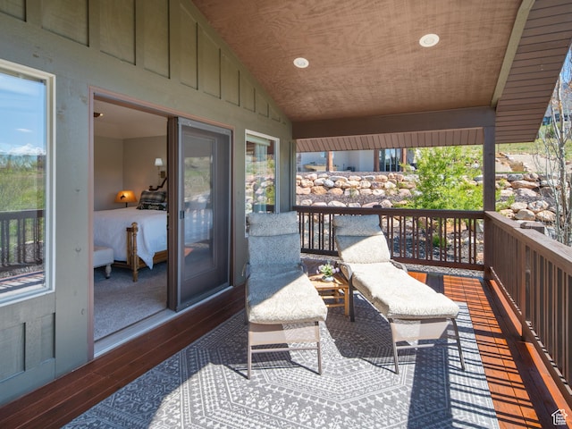 3540 N Elkview Dr, Eden, UT 84310 - view of wooden terrace