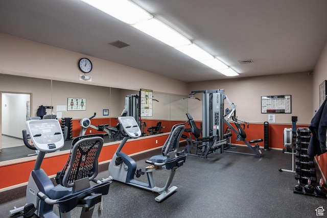 636 E 3990 S Unit D, Millcreek, UT 84107 - exercise room with visible vents