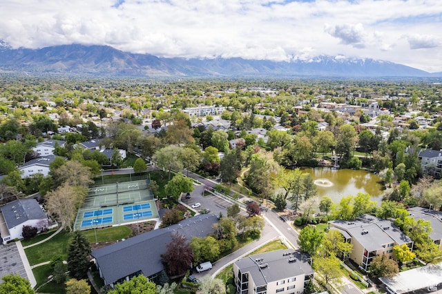 636 E 3990 S Unit D, Millcreek, UT 84107 - birds eye view of property featuring a water and mountain view