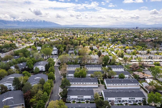 636 E 3990 S Unit D, Millcreek, UT 84107 - birds eye view of property featuring a mountain view