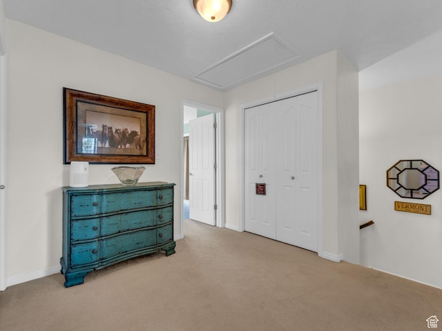 181 Geneva Dr, Midway, UT 84049 - interior space featuring a closet, attic access, and baseboards