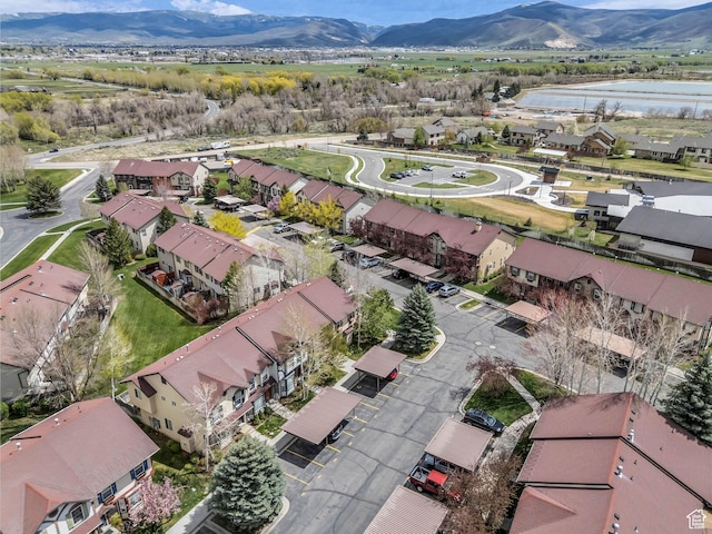 181 Geneva Dr, Midway, UT 84049 - drone / aerial view featuring a residential view and a water and mountain view