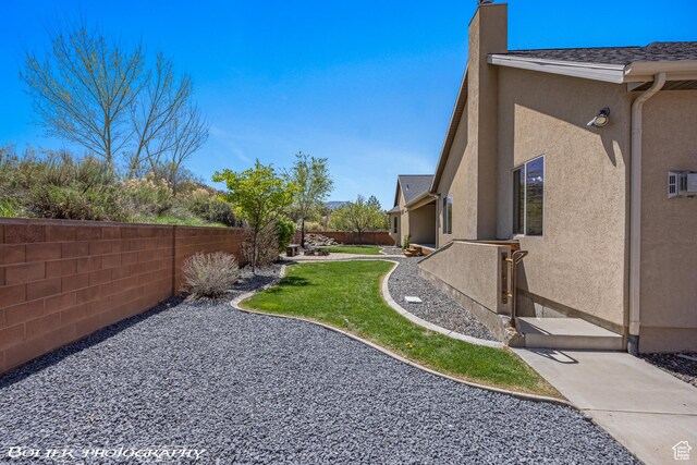 1328 N Parkside Dr, Cedar City, UT 84721 - view of yard with a fenced backyard