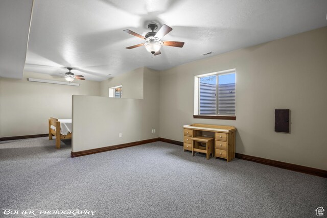 1328 N Parkside Dr, Cedar City, UT 84721 - carpeted spare room featuring baseboards, a ceiling fan, and visible vents
