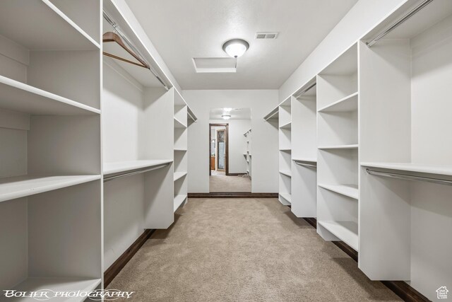 1328 N Parkside Dr, Cedar City, UT 84721 - walk in closet with visible vents and carpet flooring