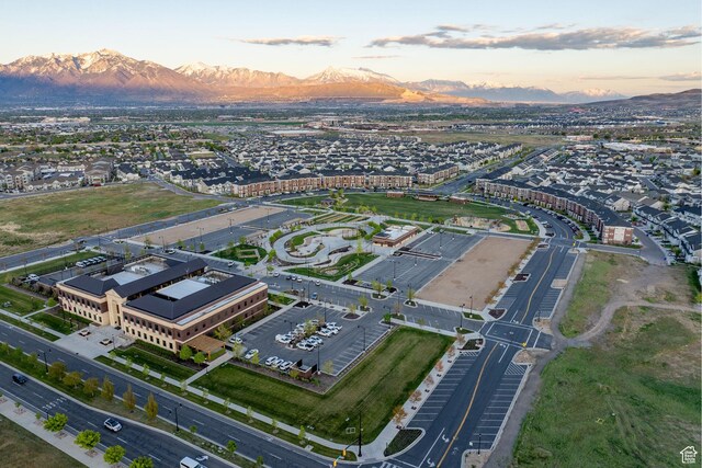 13077 S Keegan Dr, Herriman, UT 84096 - aerial view with a mountain view