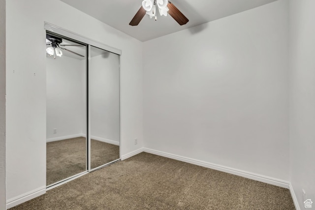 223 E Hill Ave Unit 6, Millcreek, UT 84107 - unfurnished bedroom with carpet flooring, a closet, and baseboards