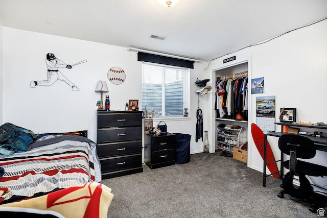 176 N Wapiti Loop E, Hyrum, UT 84319 - carpeted bedroom featuring visible vents and a closet