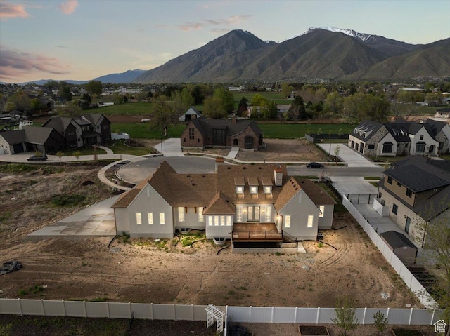 473 W 350 S Unit 31, Mapleton, UT 84664 - drone / aerial view with a mountain view and a residential view