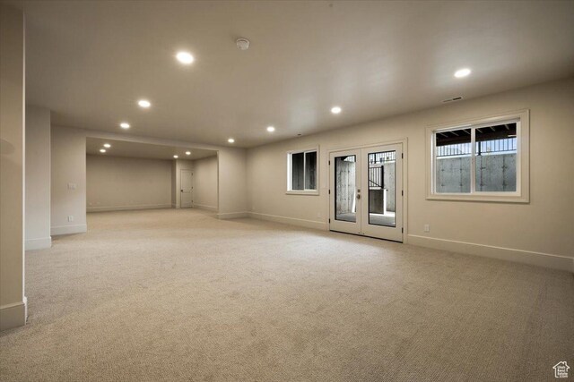 473 W 350 S Unit 31, Mapleton, UT 84664 - spare room with recessed lighting, baseboards, and light colored carpet