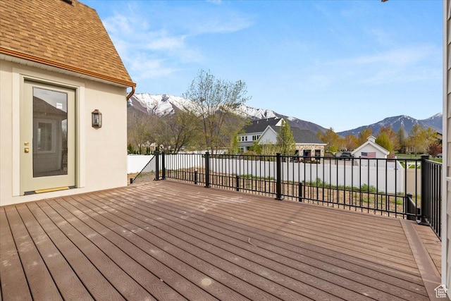 473 W 350 S Unit 31, Mapleton, UT 84664 - wooden terrace with a mountain view