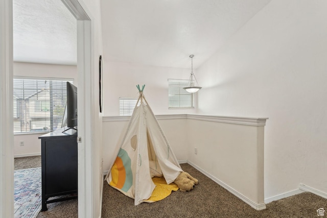 103 E River View Dr, Saratoga Springs, UT 84045 - rec room featuring baseboards and carpet flooring