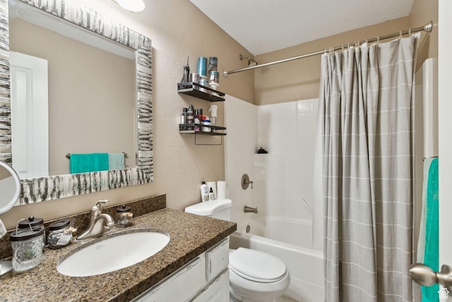 103 E River View Dr, Saratoga Springs, UT 84045 - bathroom with toilet, shower / bath combo, and vanity