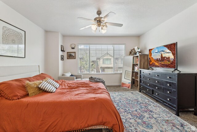 103 E River View Dr, Saratoga Springs, UT 84045 - carpeted bedroom featuring baseboards and ceiling fan