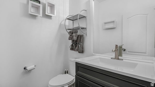 10674 S Pine Shadow Rd, South Jordan, UT 84009 - half bathroom with toilet and vanity