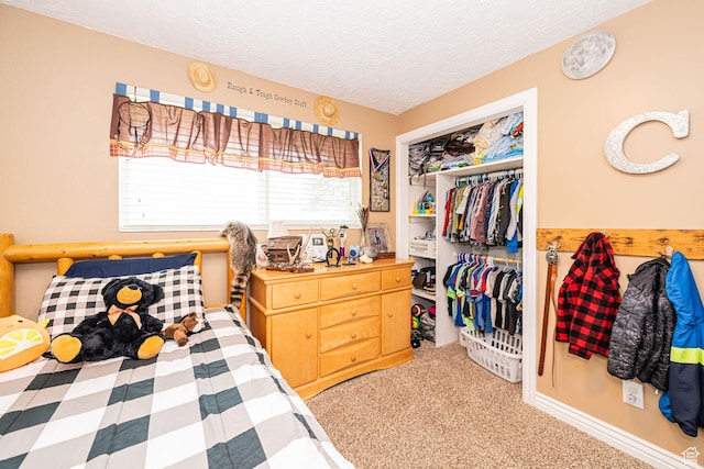 75 S 300 W, Morgan, UT 84050 - bedroom featuring a closet, carpet flooring, and a textured ceiling