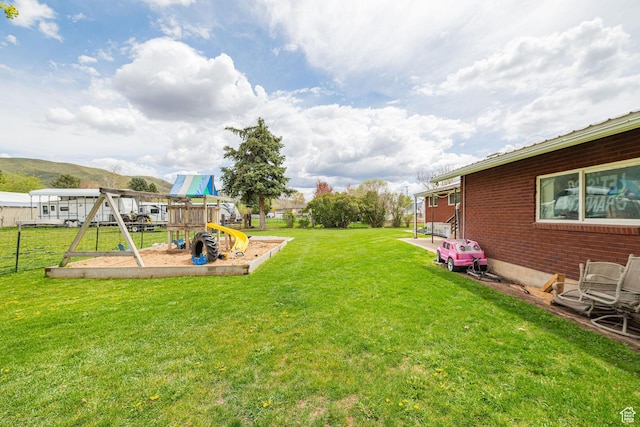 75 S 300 W, Morgan, UT 84050 - view of yard featuring fence and a playground