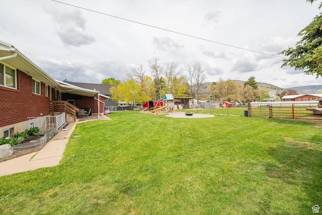 75 S 300 W, Morgan, UT 84050 - view of yard with a playground and fence