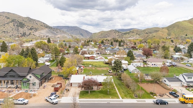 75 S 300 W, Morgan, UT 84050 - birds eye view of property featuring a residential view and a mountain view