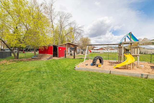 75 S 300 W, Morgan, UT 84050 - view of playground with a lawn and fence