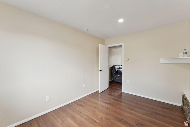 668 N 1370 W, Pleasant Grove, UT 84062 - interior space with baseboards, recessed lighting, and wood finished floors