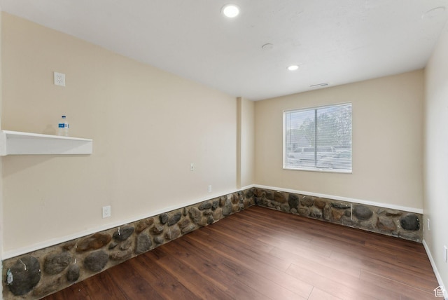 668 N 1370 W, Pleasant Grove, UT 84062 - spare room with visible vents, recessed lighting, and wood finished floors