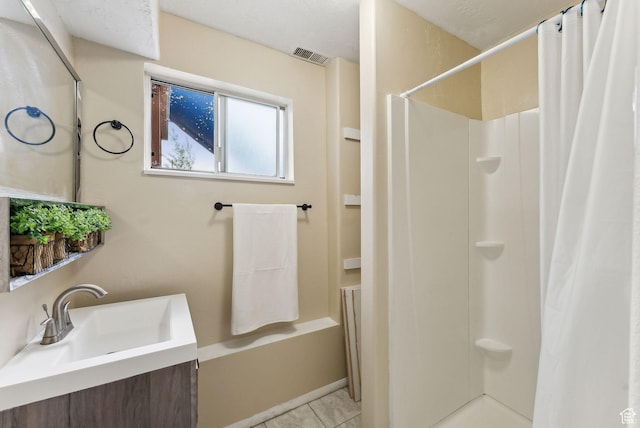 668 N 1370 W, Pleasant Grove, UT 84062 - full bath featuring visible vents, a shower with shower curtain, and vanity