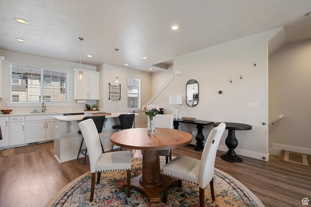 1940 S 200 W Unit 16, Bountiful, UT 84010 - dining area with baseboards, recessed lighting, wood finished floors, and visible vents