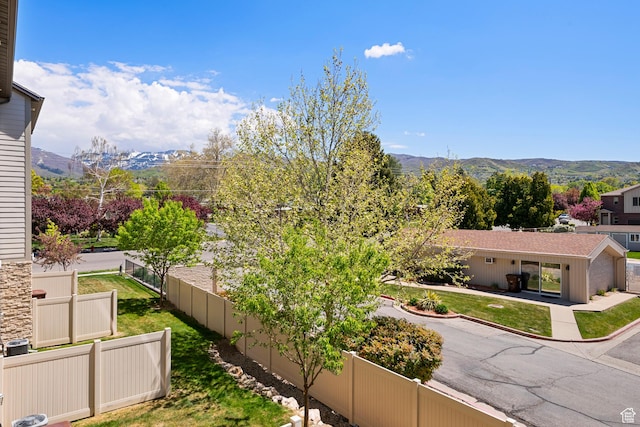 1940 S 200 W Unit 16, Bountiful, UT 84010 - exterior space featuring a mountain view and fence