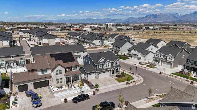 4576 W Sentry Dr, Riverton, UT 84096 - aerial perspective of suburban area with a mountainous background