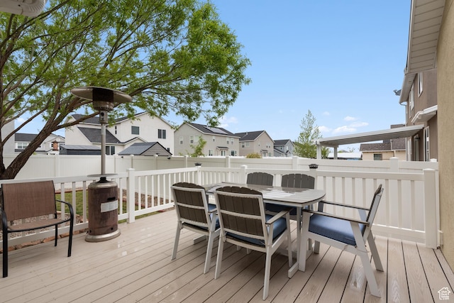 869 N Petro Dr W, Tooele, UT 84074 - deck with a residential view and outdoor dining space