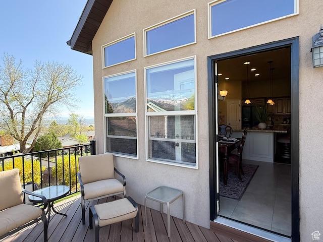 4116 N 800 W, Pleasant View, UT 84414 - view of wooden terrace