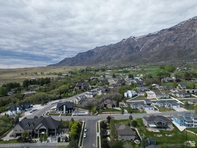 4116 N 800 W, Pleasant View, UT 84414 - birds eye view of property featuring a mountain view and a residential view