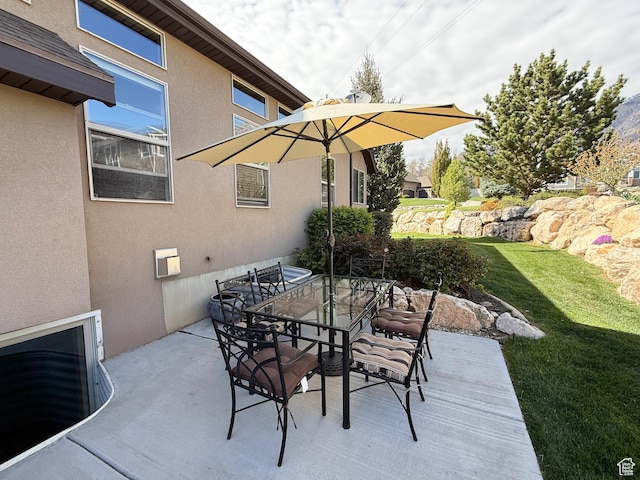 4116 N 800 W, Pleasant View, UT 84414 - view of patio featuring outdoor dining space