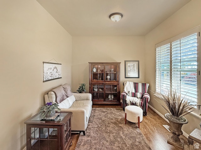 4116 N 800 W, Pleasant View, UT 84414 - sitting room featuring baseboards and wood finished floors