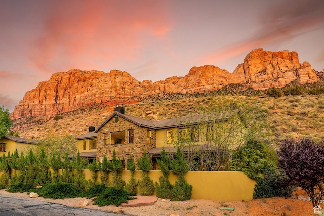property view of mountains