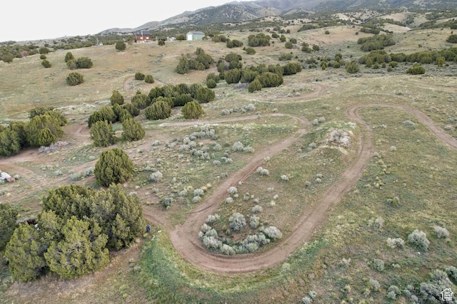 609 E 900 S, Stockton, UT 84071 - birds eye view of property with a mountain view and a rural view