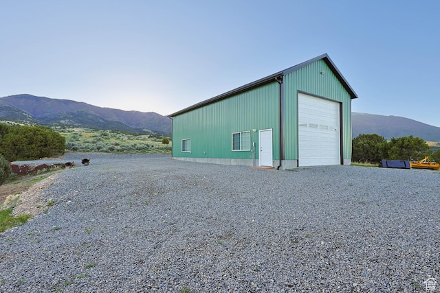 609 E 900 S, Stockton, UT 84071 - view of outbuilding featuring a mountain view and an outbuilding
