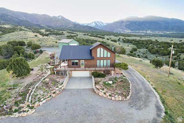 609 E 900 S, Stockton, UT 84071 - drone / aerial view with a mountain view