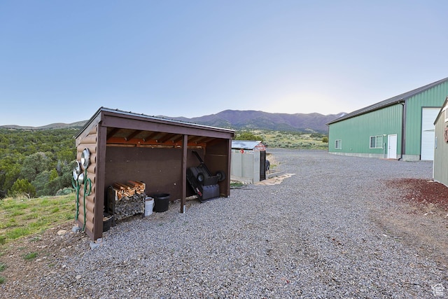 609 E 900 S, Stockton, UT 84071 - view of pole building with a mountain view