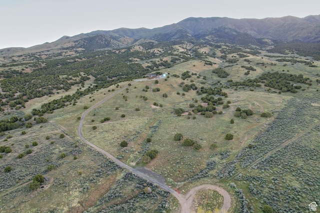 609 E 900 S, Stockton, UT 84071 - drone / aerial view featuring a rural view and a mountain view