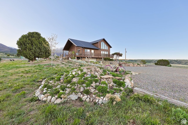 609 E 900 S, Stockton, UT 84071 - exterior space with a deck