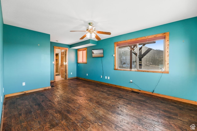 609 E 900 S, Stockton, UT 84071 - interior space with baseboards, visible vents, and wood finished floors