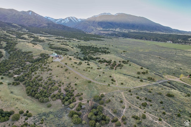 609 E 900 S, Stockton, UT 84071 - bird's eye view with a mountain view and a rural view