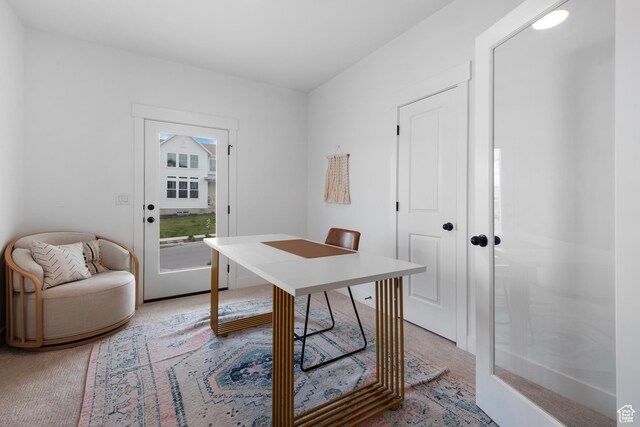 11254 S Bingham Rim Rd W, South Jordan, UT 84009 - home office featuring light colored carpet
