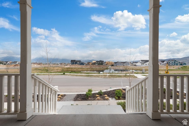 11254 S Bingham Rim Rd W, South Jordan, UT 84009 - view of patio / terrace featuring a residential view