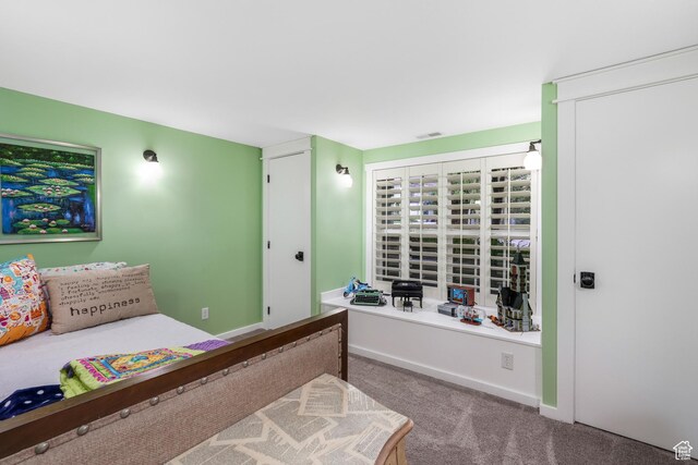 3273 E Bernada Dr, Salt Lake City, UT 84124 - bedroom featuring baseboards, carpet flooring, and visible vents