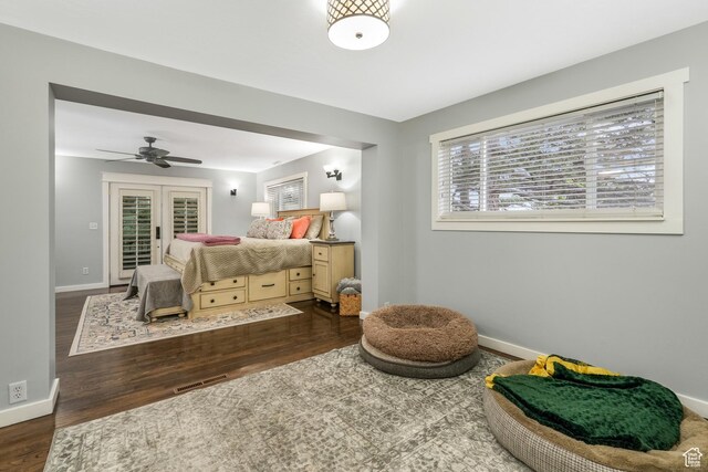 3273 E Bernada Dr, Salt Lake City, UT 84124 - bedroom with baseboards and wood finished floors